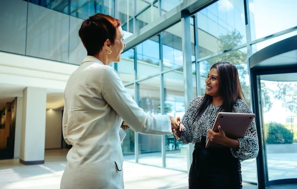 Professionnelles ressources humaines en entretien
