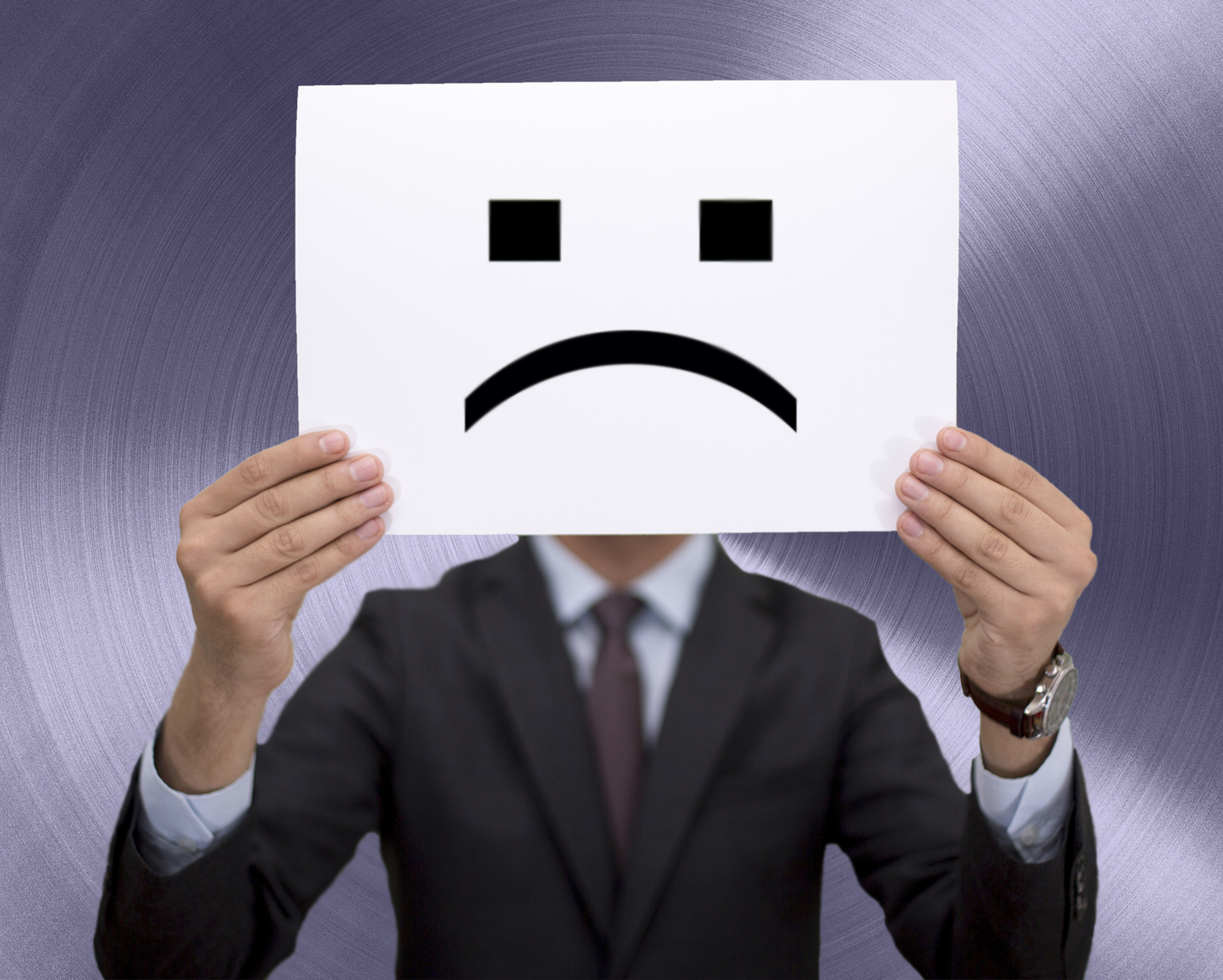 unhappy worker