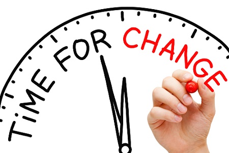 there has never been a better time for change