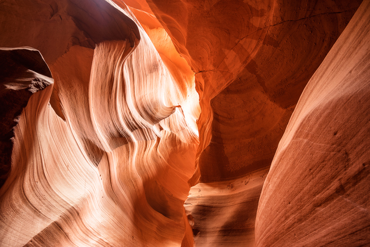 abstract photo of grand canyon